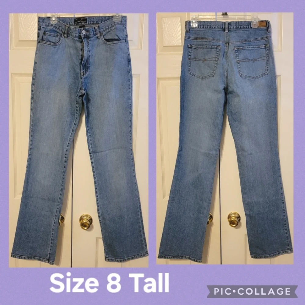 NY & Co Size 8 Tall Boot Cut Jeans - Picture 1 of 6